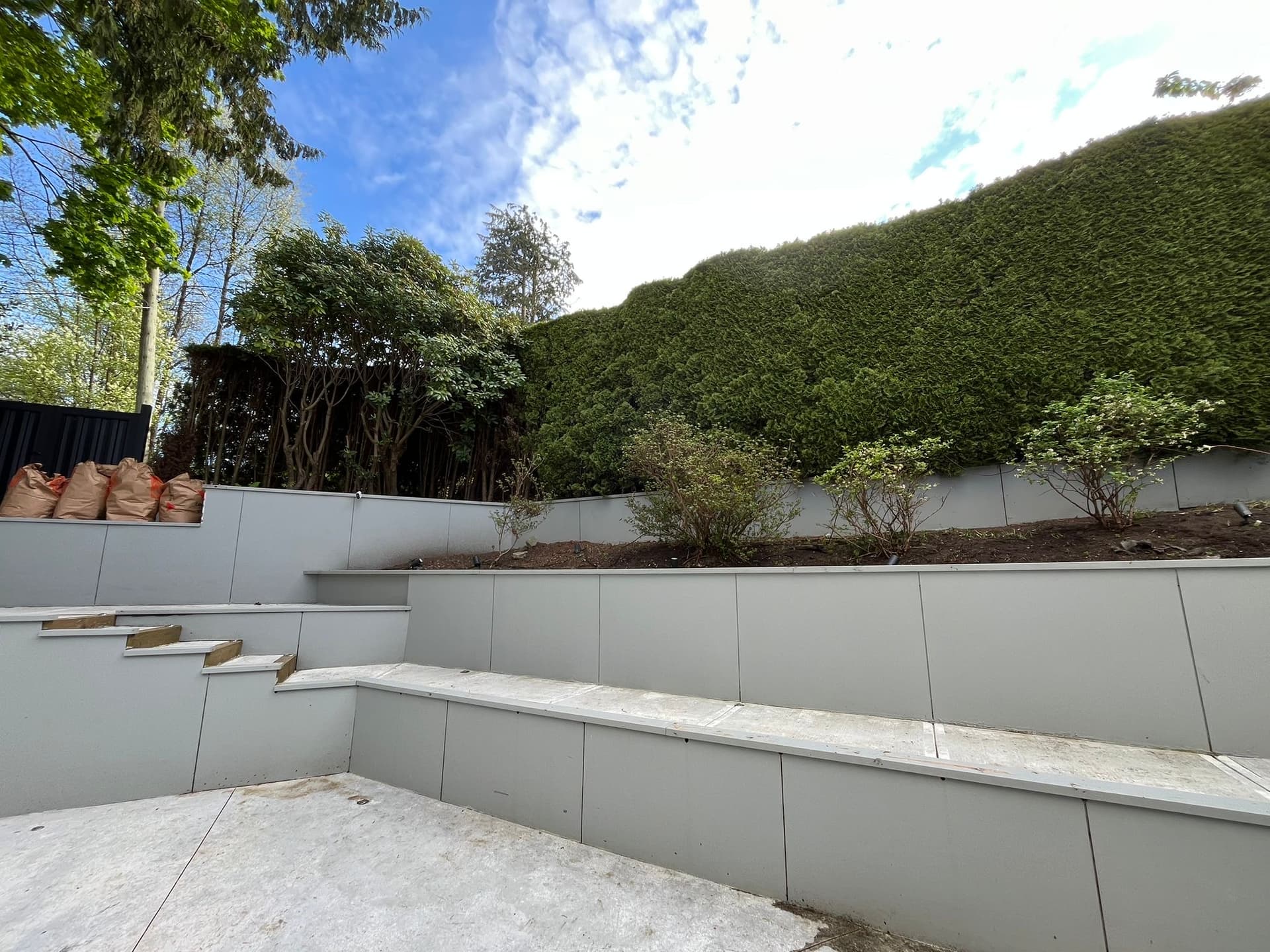 Tree & Flower Planting — before
